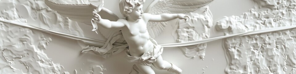 Cupid Angel 3D Render for Valentine's Day - Spread Love and Romance