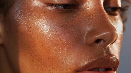 Glowing Skin: The Latest Trend in Skincare Generative AI - obrazy, fototapety, plakaty