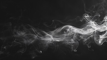 E-Cigarette Fumes: A Visual Study of the Vapor Trail Generative AI - obrazy, fototapety, plakaty