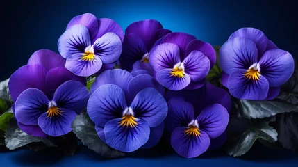  Purple Pansies Arrangement © Muhammad