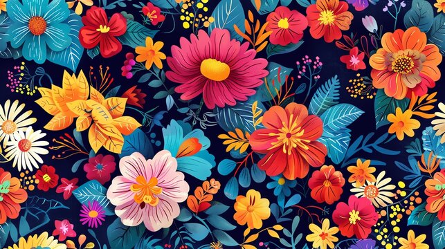 Floral patterned wallpapers and backgrounds
