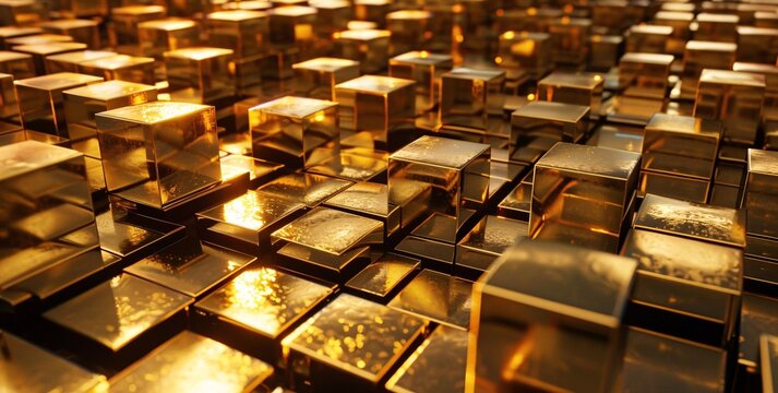 Golden Blocks of Light: A Glimpse of the Monthly Gold Rush Generative AI