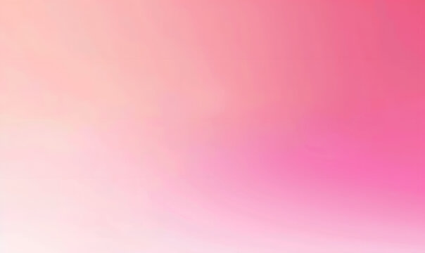 Fototapeta A clean background in baby pink or pink. Soft Panoramic Gradient, Generative AI