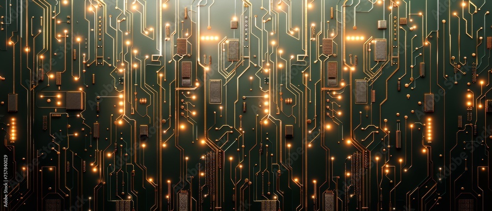 Poster background information on circuit boards