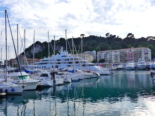 Bateaux et port de Nice