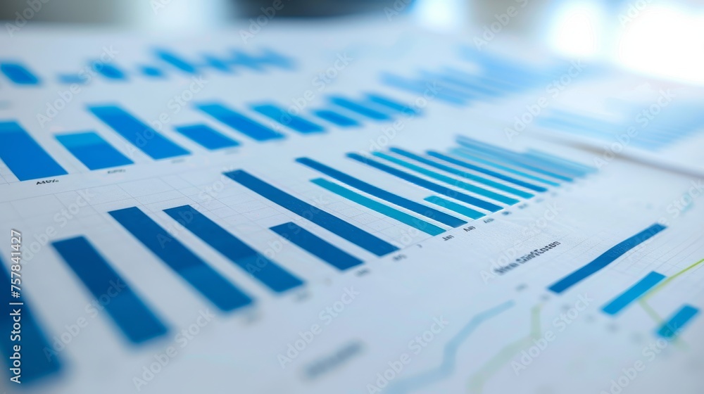 Poster a statistical analysis of business concept. a financial chart. a financial plan. a data analysis. a 