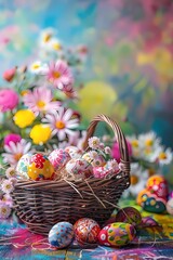 Vibrant Easter Egg Decorations