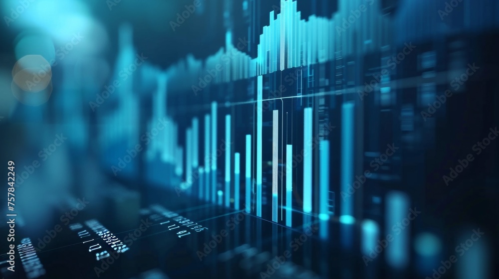 Leinwandbilder data analysis for business concepts. finance chart. financial planning. data analysis for business c
