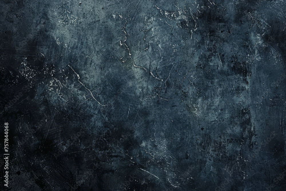 Poster a dark blue background with a few white dots. the background is a bit blurry and the dots are scatte