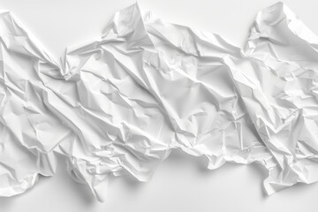 A white piece of paper with a jagged edge. The paper is torn and crumpled, giving it a sense of chaos and disorder. The image evokes a feeling of unease and discomfort