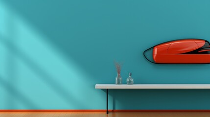 Stapler Against Colorful Background