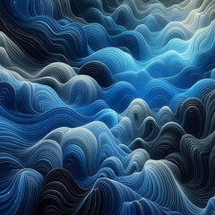 abstract background with waves,wave, texture, art, design, illustration, Ai generated 