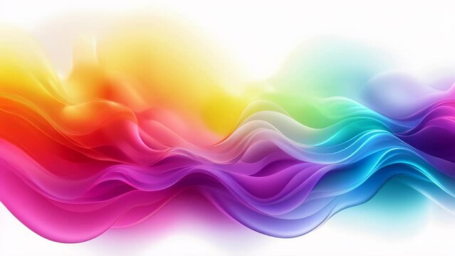  Vivid waves of color, a mesmerizing abstract background