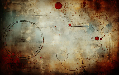 Abstract background and circles.