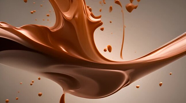 milk chocolate splash