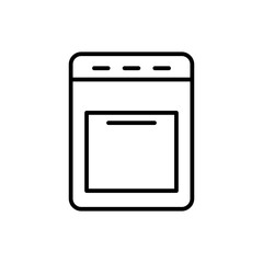 cooking line icon