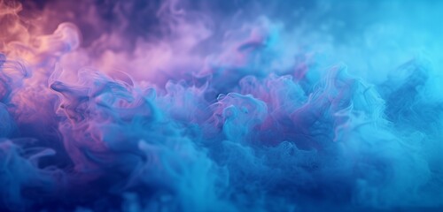 Fototapeta na wymiar Background, Light Blue, Smoke, Neon Light, Cloud