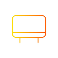 monitor gradient icon