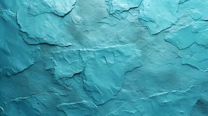 Aqua Glow Color Toned 3D Rendered Plain Wall, Plain, wall, glow