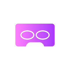 glasses gradient icon