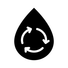 Water reuse icon