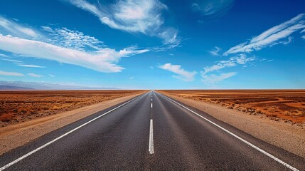 Naklejka premium The Road to Success: A Clear Path to Achieving Your Goals Generative AI