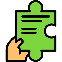 Hand Puzzle Icon