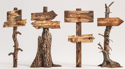 Wooden Signs with Arrows: A Guide to Modern Trends and Monthly Events Generative AI