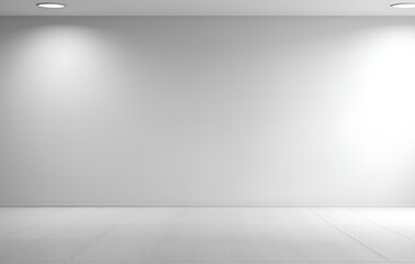 Blank White Room Background in Minimalist Style, White room, minimalist, background