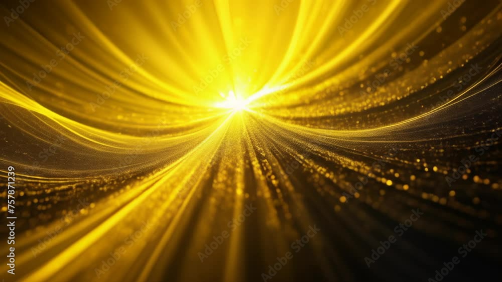 Poster blurred motion of a bright light source, perfect for dynamic intros or transitions