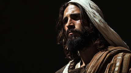 Jesus in the Spotlight: A Dramatic Portrait of the Messiah Generative AI