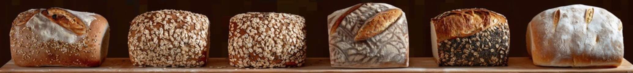Seed-Topped Bread: A Nutritious and Delicious Choice for Your Monthly Meal Planning Generative AI - obrazy, fototapety, plakaty
