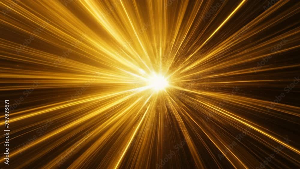 Canvas Prints  Golden rays of light, perfect for cosmic or futuristic themes