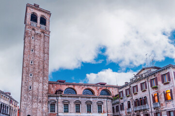 San Silvestro square and church, Venice, Veneto, Italy - 757873616