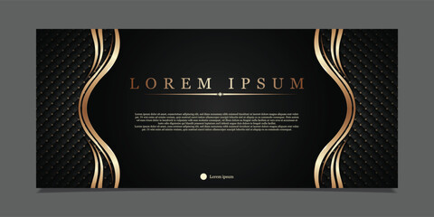 BANNER BACKGROUND LUXURY VECTOR TEMPLATE