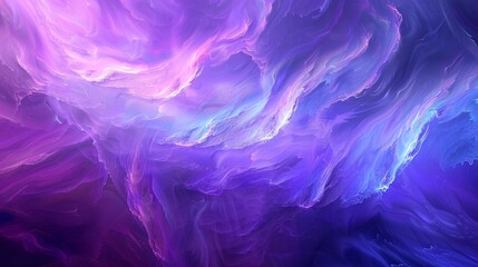 Obraz premium Purple Haze A Colorful Blend of Art and Science Generative AI