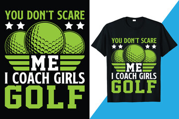 Golf T-shirt Design, Golf Quotes T-shirt, Golf Vector Art, Funny Golf Illustration, Golf Shirts