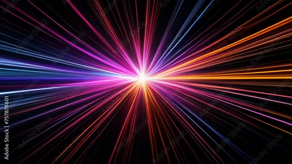 Poster vibrant abstract motion blur, perfect for dynamic intros or transitions