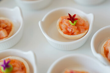 Food and Snacks beautifully arranged.