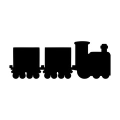 illustration or silhouette of a train