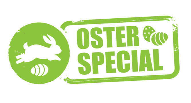 Osterspecial vector illustration - deutscher Text