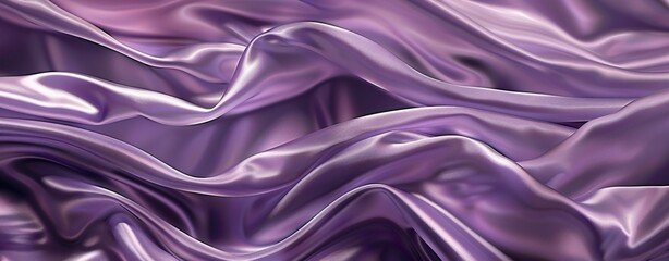 Fototapeta premium Purple Velvet Waves A Monthly Event for Fashion Lovers Generative AI