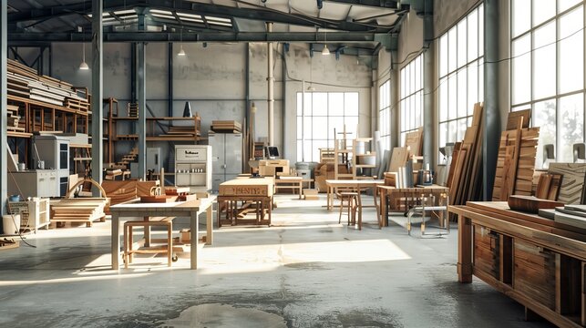 Furniture manufacturing workshop
