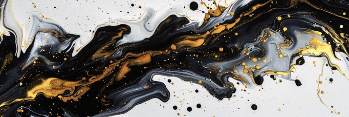 Golden Glow of the Month A Splash of Color in the Black and White World Generative AI