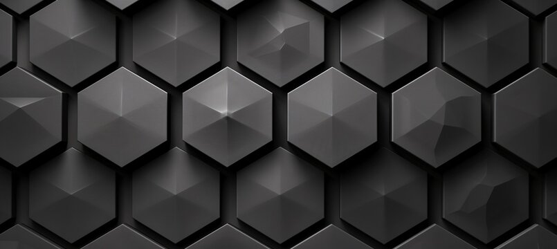 Geometric Patterns in Black and White A Modern Take on Classic Designs Generative AI