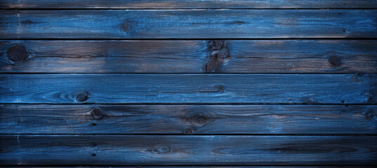 Old wood blue background