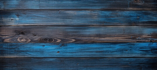 Obraz premium Old wood blue background