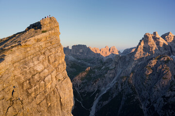 Fototapeta premium Oberbachernspitze, Neunerkofel, Südtirol, Dolomiten, Italien