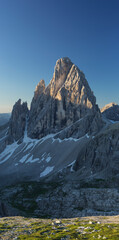 Fototapeta na wymiar Zwölferkofel, Nordwand, Südtirol, Dolomiten, Italien