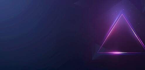 Purple Triangle A Symbol of Innovation and Creativity Generative AI